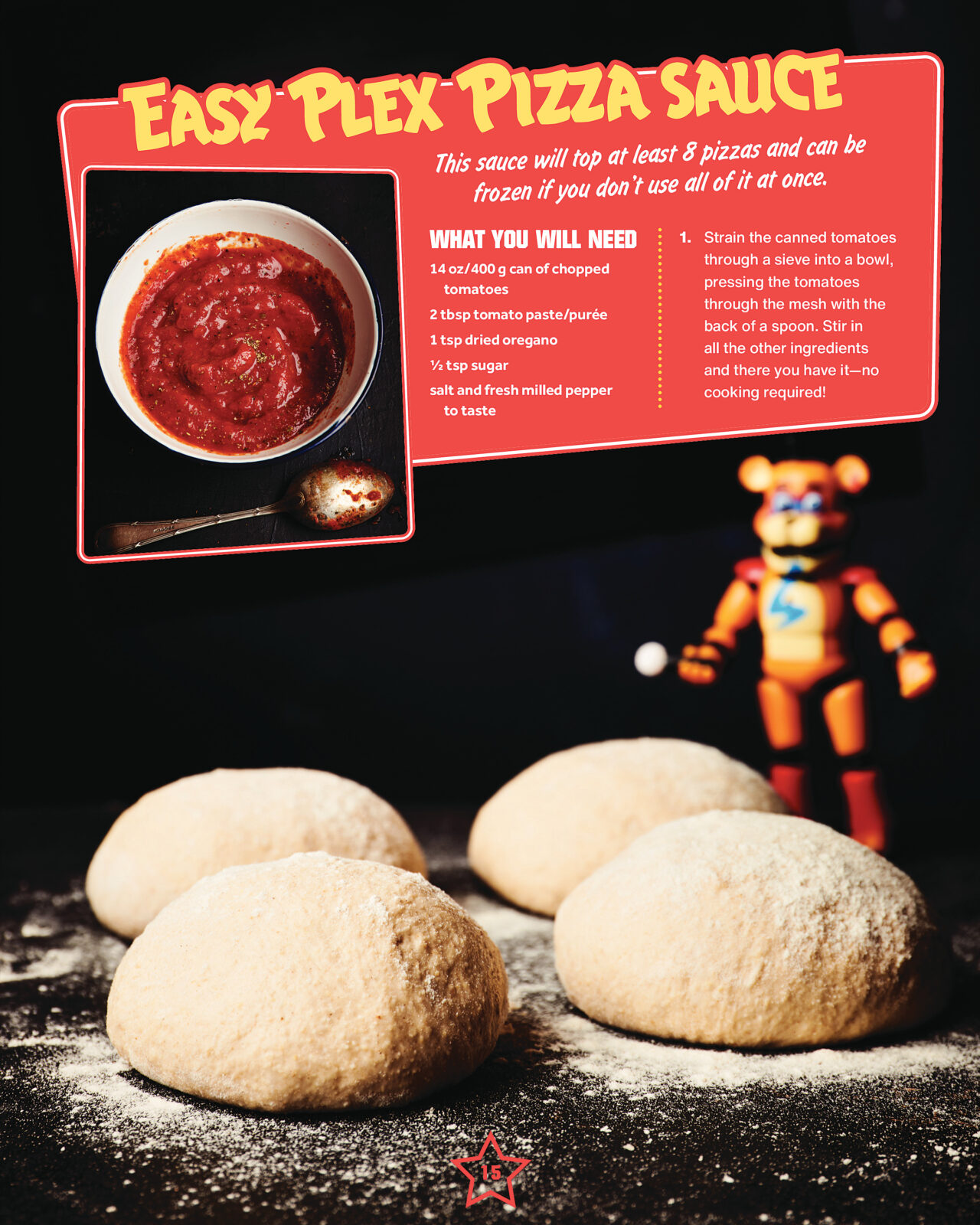 JonnyBlox on X: The recipe for Freddy Fazbear's Pepperoni X-Press in the  upcoming 'Official Five Nights at Freddy's Cookbook' has been revealed by  Scholastic! Attached are all of the recipe pages revealed