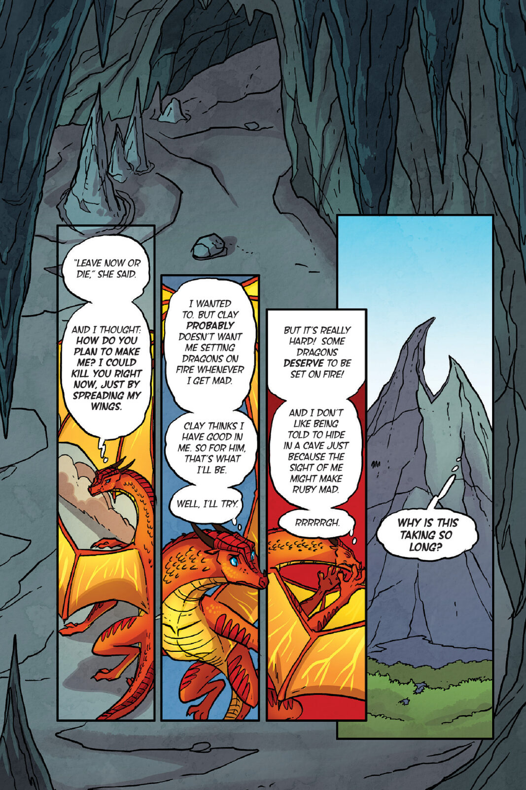 Wings of Fire Graphic Novel #8: Escaping Peril by Tui T