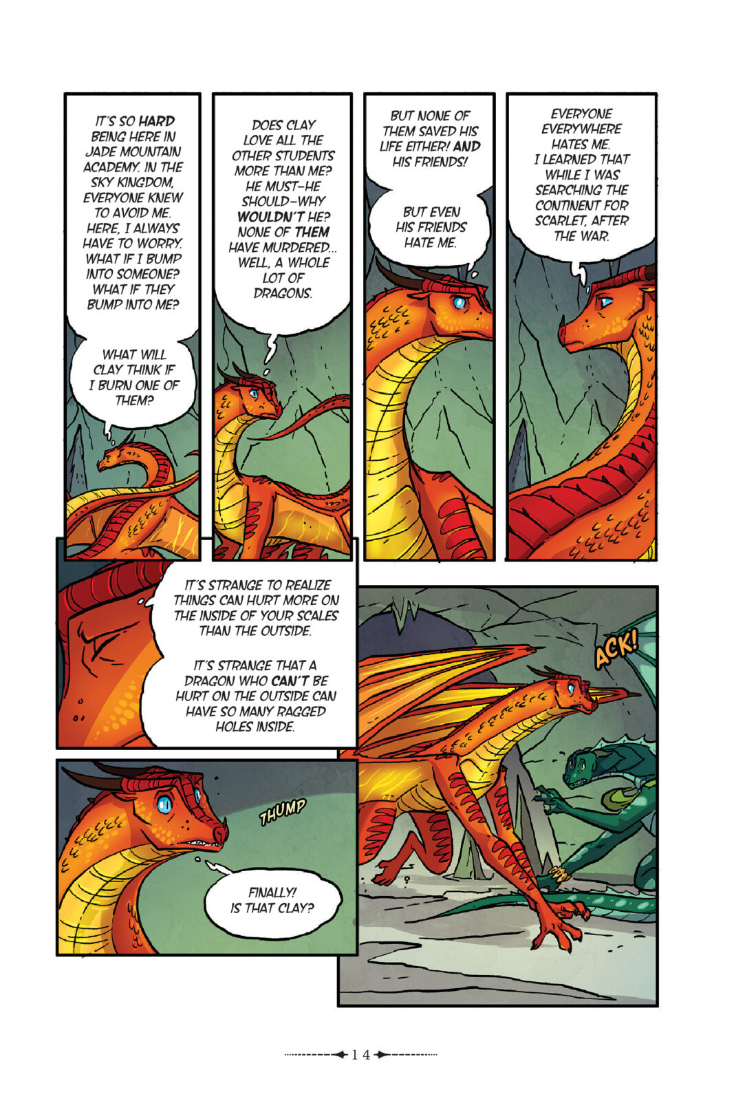 Wings of Fire 漫画英語絵本8冊 Wings of Fire Graphic Novel #8: Escaping Peril by Tui T