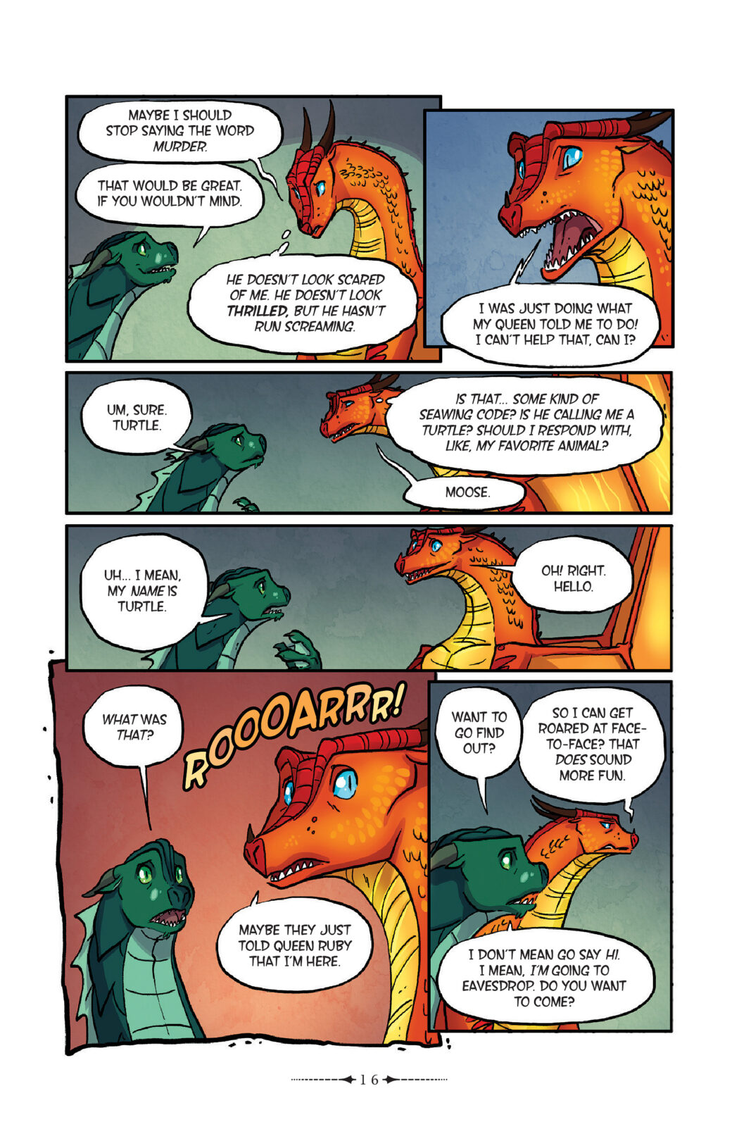 Wings of Fire Graphic Novel #8: Escaping Peril by Tui T