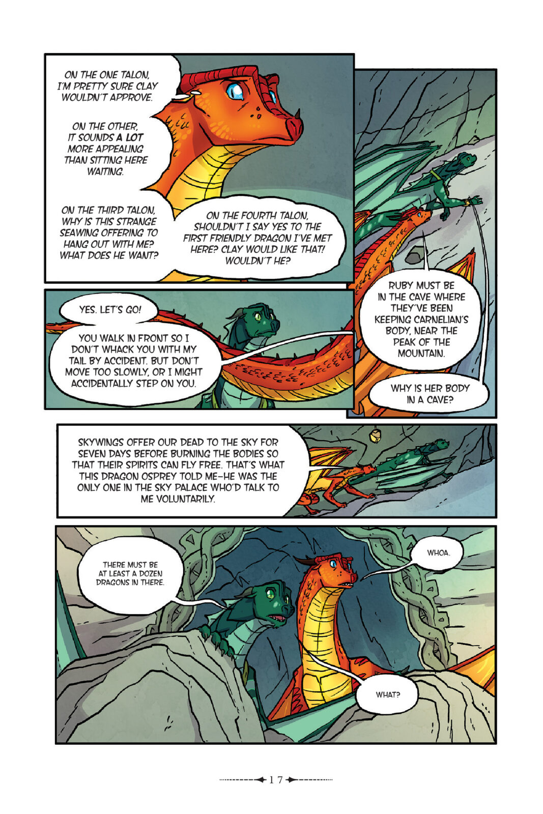 Wings of Fire Graphic Novel #8: Escaping Peril by Tui T