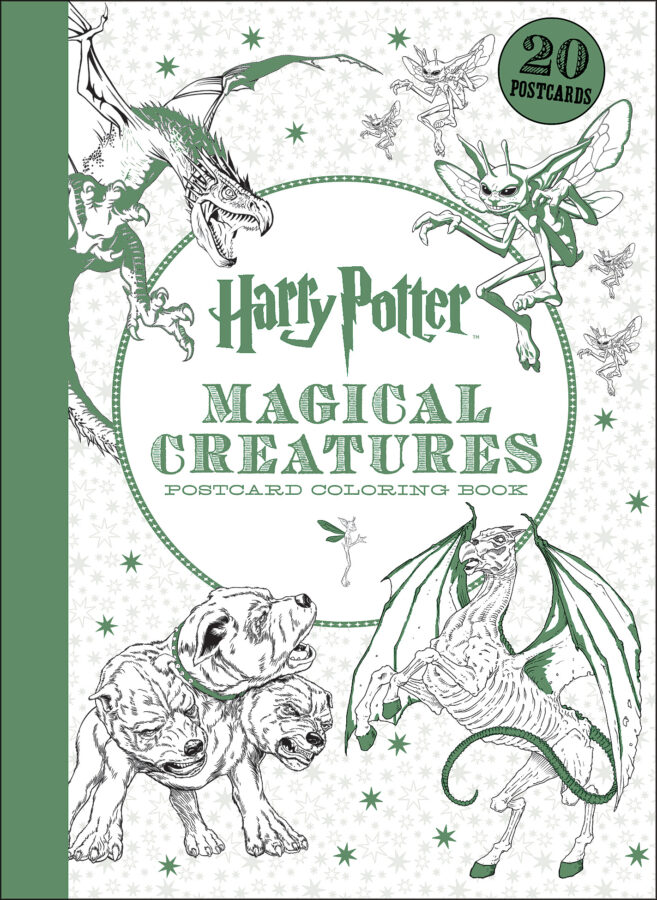 Download Harry Potter Magical Creatures Postcard Coloring Book